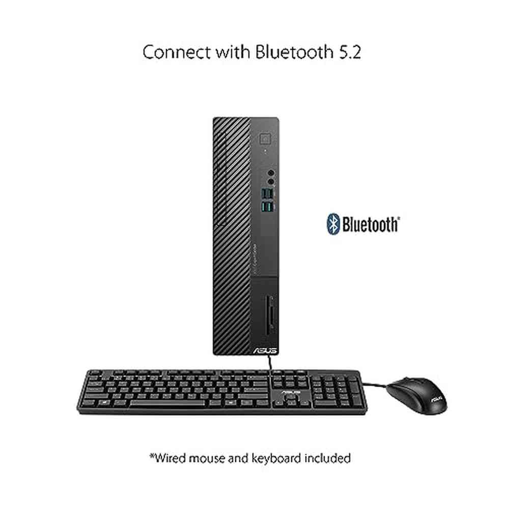 ASUS ExpertCenter D5 Small Form Factor Desktop PC, Intel Core i7-13700, 16GB DDR4 RAM, 1TB PCIe SSD, Windows 11 Pro, Black, D500SE-AH704