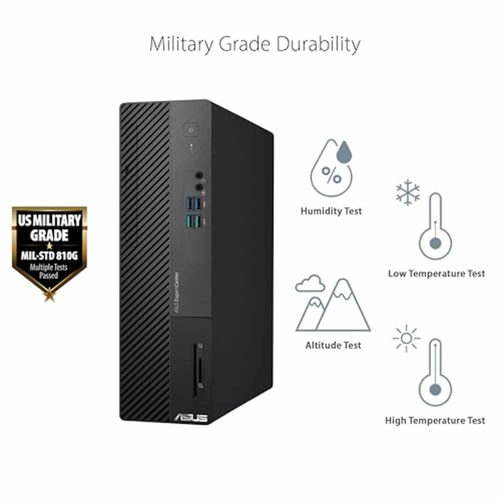 ExpertCenter D5 Small Form Factor Desktop PC, Intel Core i5-13400, 16GB DDR4 RAM, 1TB PCIe SSD, Windows 11 Pro, Black, D500SE-AS504