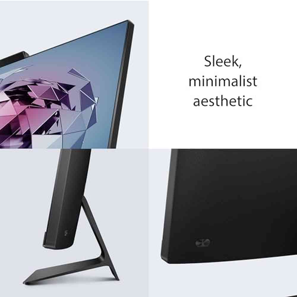 ASUS M3702 All-in-One, 27” FHD Display, AMD Ryzen™ 5 7520U Processor, 16GB RAM, 1TB SSD, Windows 11 Home, Kensington Lock, Black, M3702WFA-PB506
