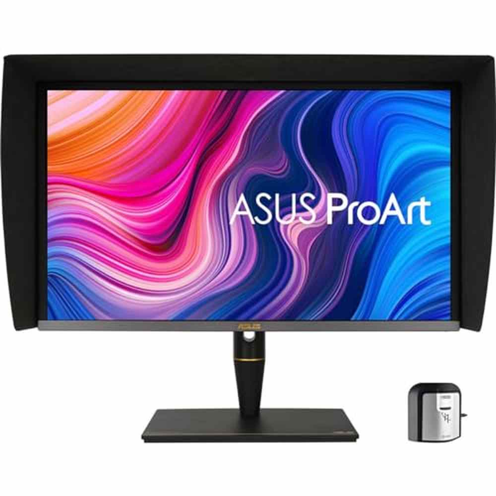 ASUS ProArt Display PA27UCX-K 27" 4K HDR Mini LED PC Monitor, 97% DCI-P3 99.5% Adobe RGB 100% sRGB, DeltaE<1, IPS, USB-C HDMI DP, 1000nits, w/X-rite Calibrator, Compatible with Laptop & Mac Monitor