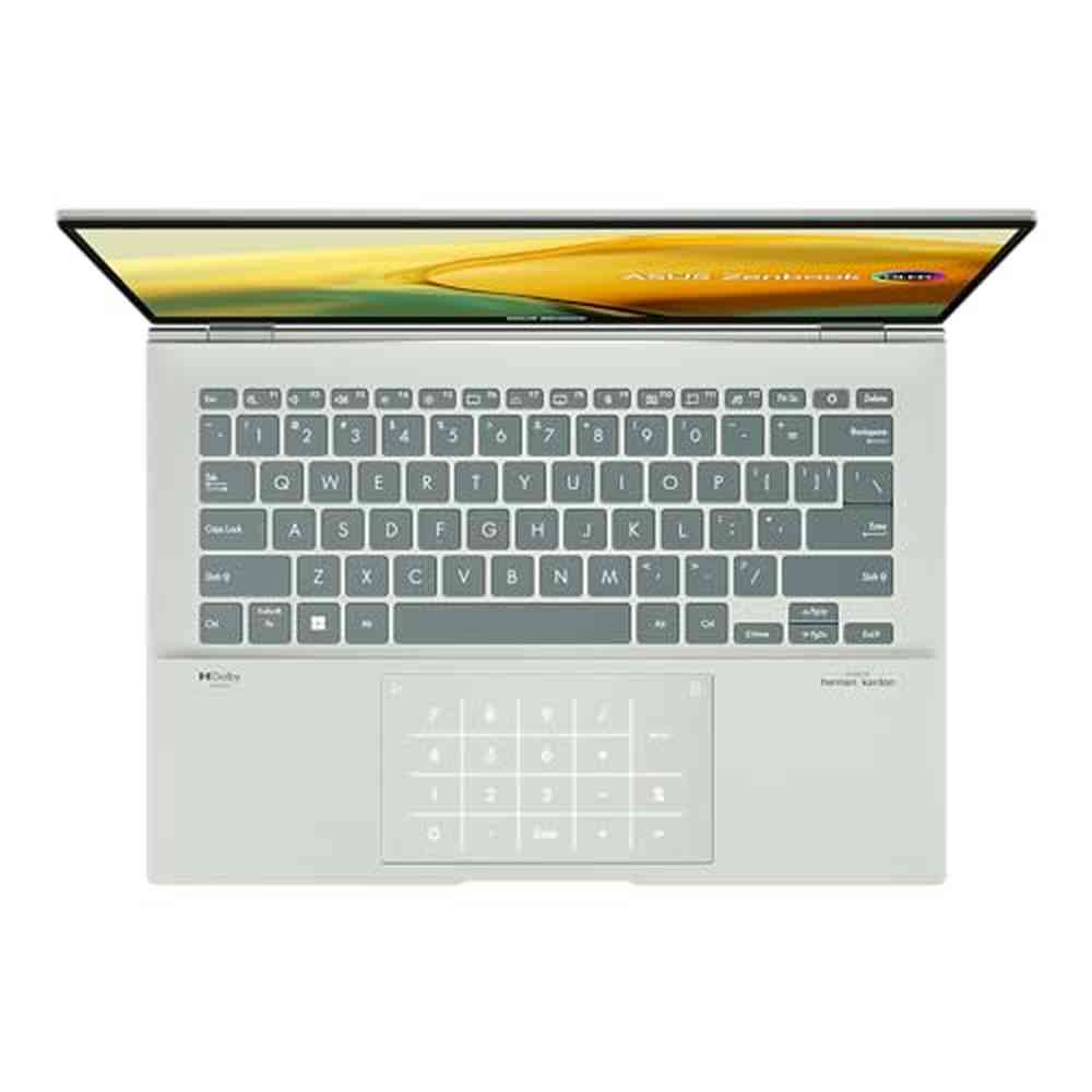 ASUS Zenbook 14 OLED Laptop, Intel 14-Core i9-13900H, 14" 2.8K Touchscreen, Intel Iris Xe Graphics, 16GB LPDDR5 1TB SSD, Backlit Keyboard, Fingerprint, Thunderbolt 4, WiFi 6E, Win11 Pro