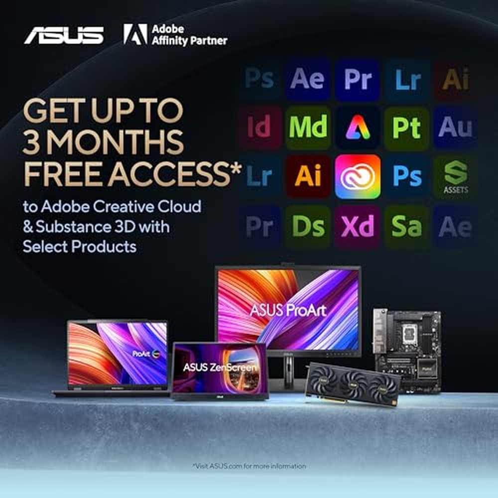 ASUS ProArt Display PA278QV 27” WQHD (2560 x 1440) Monitor, 100% sRGB/Rec. 709 ΔE < 2, IPS, DisplayPort HDMI DVI-D Mini DP, Calman Verified, Anti-glare, Tilt Pivot Swivel Height Adjustable, Black