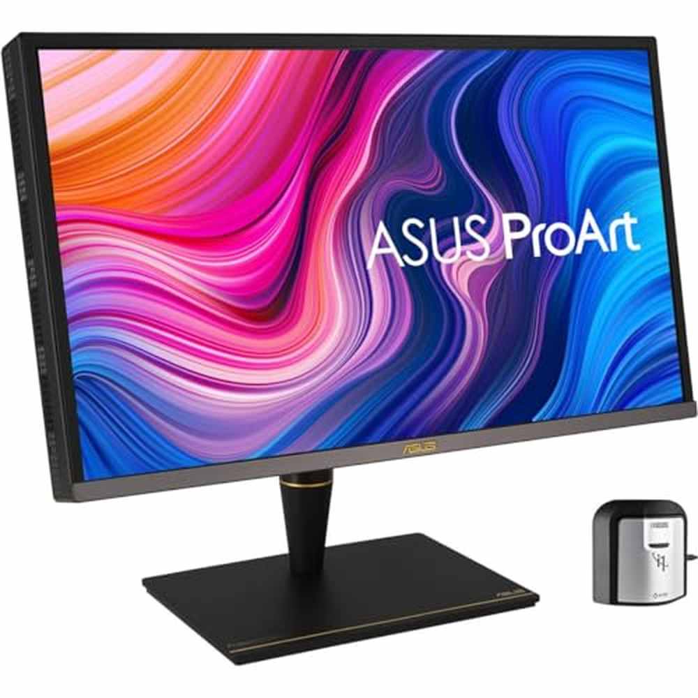 ASUS ProArt Display PA27UCX-K 27" 4K HDR Mini LED PC Monitor, 97% DCI-P3 99.5% Adobe RGB 100% sRGB, DeltaE<1, IPS, USB-C HDMI DP, 1000nits, w/X-rite Calibrator, Compatible with Laptop & Mac Monitor