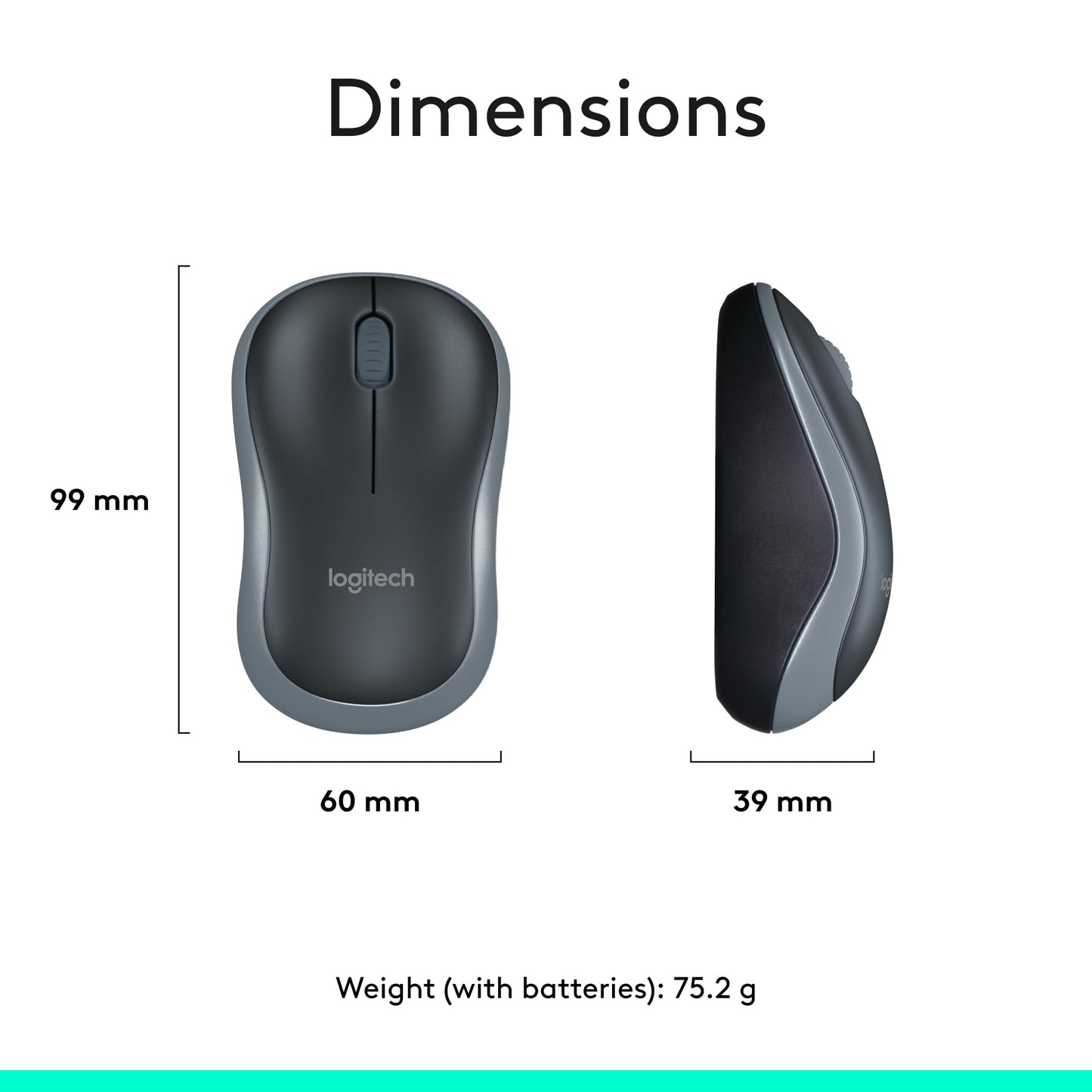 Logitech MK270 Wireless Keyboard And Mouse Combo For Windows, 2.4 GHz Wireless, Compact Mouse, 8 Multimedia And Shortcut Keys, For PC, Laptop - Black