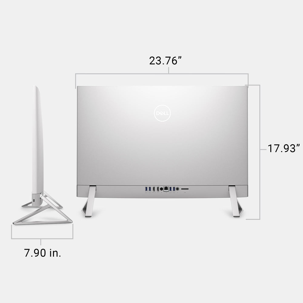 Dell 27 All-in-One Desktop ec27250-27-inch FHD (1920 x 1080) Display, Intel Core 7 Processor 150U, Intel Graphics, 16GB DDR5 RAM, 1TB SSD, Windows 11 Home, Onsite Service - White