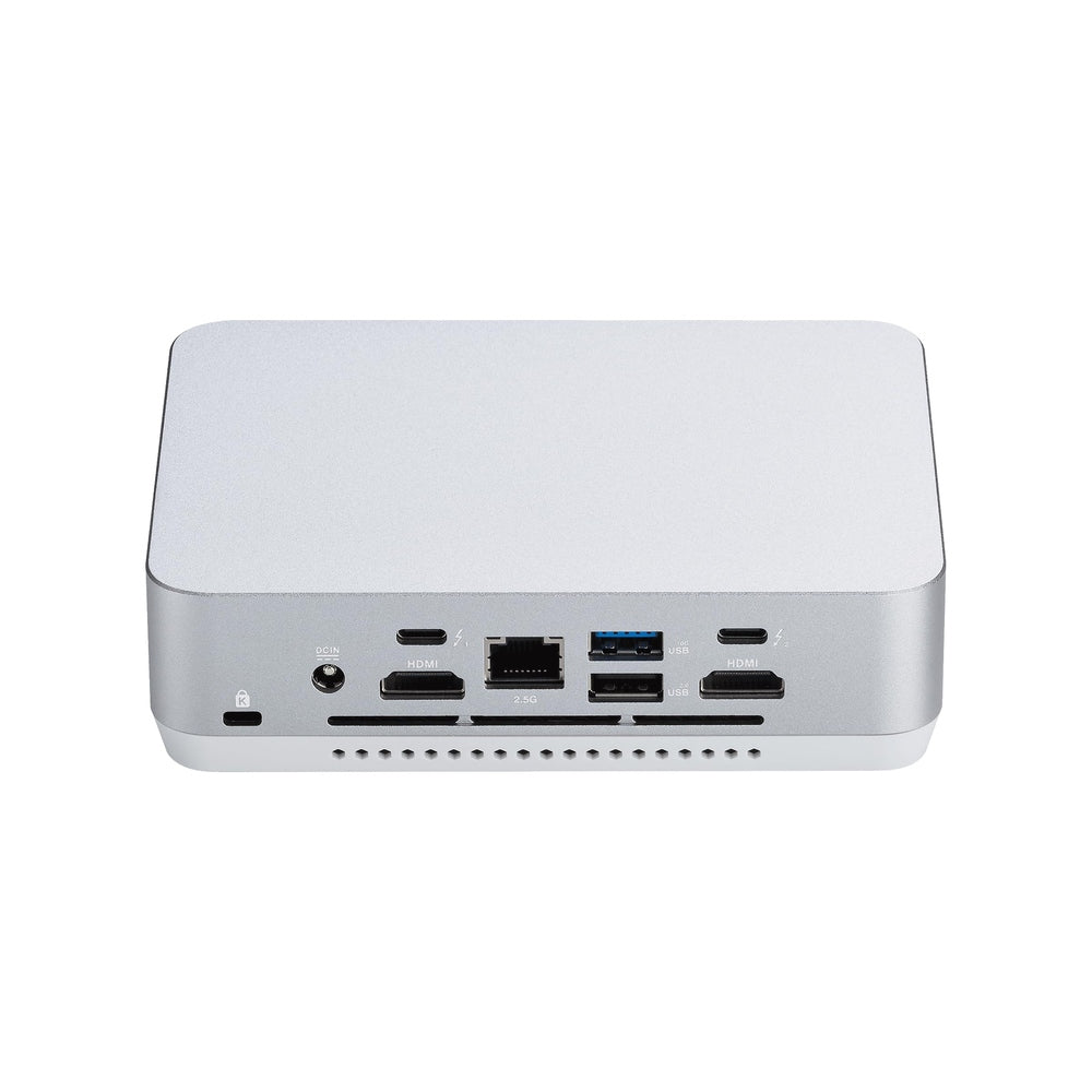 ASUS NUC 14 Pro+ Full System Mini PC with Intel 14th Gen Core Ultra 9 185H, 32GB DDR5 RAM, 1TB PCIe G4x4 NVMe SSD, Thunderbolt 4, Win 11 Home, Silver Aluminum Chassis, VESA Mount Included