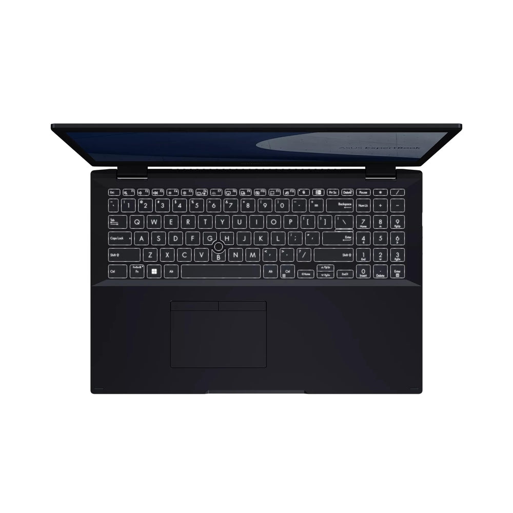 ASUS ExpertBook B2 Laptop (15.6" FHD, Intel 12-core i5-1240P, 16GB RAM, 512GB SSD) for Small Business, Traveling, Engineering, Backlit, Fingerprint, 3-Yr WRT, IST HDMI, Win 11 Pro w/AI Copilot, Black