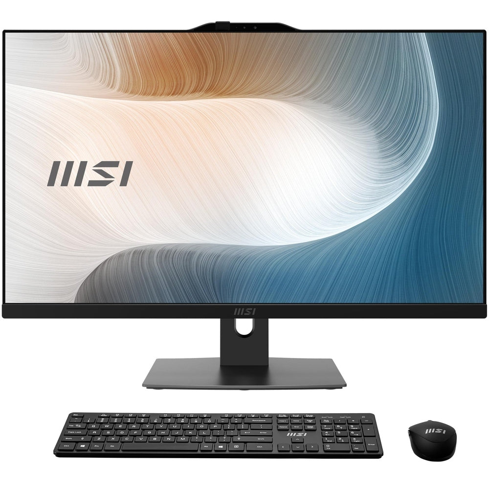 MSI Modern AM272P AIO Desktop: 27" FHD, Intel Core 7-150U, 32GB Memory, 1TB M.2 NVMe SSD, WiFi 6E, BT 5.3, Windows 11 Pro: Black 1M-818US