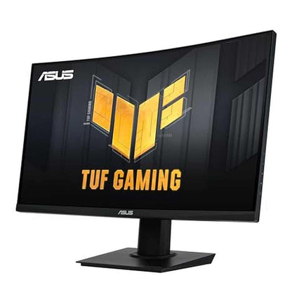 ASUS TUF Gaming 24” (23.6 inch viewable) Curved Monitor (VG24VQER) – FHD, 180Hz, 1ms, DCI-P3 90%, Extreme Low Motion Blur Sync, FreeSync, Shadow Boost, Eye Care, DisplayWidget Center, 3yr Warranty