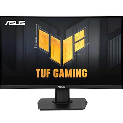ASUS TUF Gaming 24” (23.6 inch viewable) Curved Monitor (VG24VQER) – FHD, 180Hz, 1ms, DCI-P3 90%, Extreme Low Motion Blur Sync, FreeSync, Shadow Boost, Eye Care, DisplayWidget Center, 3yr Warranty