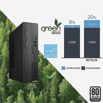 ASUS ExpertCenter D5 Small Form Factor Desktop PC, Intel Core i7-13700, 16GB DDR4 RAM, 1TB PCIe SSD, Windows 11 Pro, Black, D500SE-AH704